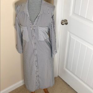 Plus Size botton up dress